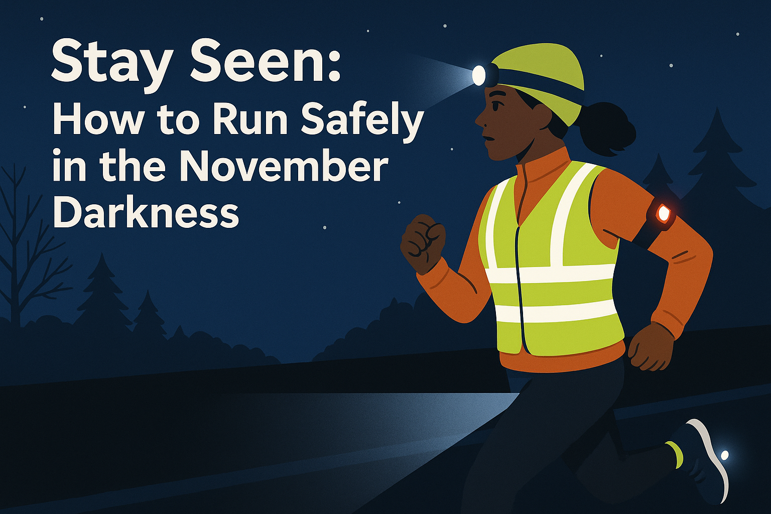 Stay Seen: How to Run Safely in the November Darkness